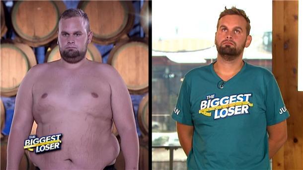 „The Biggest Loser“: Verloren und gewonnen Julian Meyer zu Beginn und am Ende der Teilnahme bei „The Biggest Loser“.