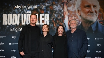 Julian Nagelsmann bei Völlers Filmpremiere.