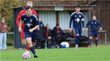 Julian Stargardt vom FSV Hesedorf/Nartum war der einzige Torschütze seines Teams in der Partie gegen Scheeßel.