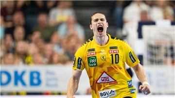 Juri Knorr trägt ein letztes Mal das Trikot der Rhein-Neckar Löwen. 