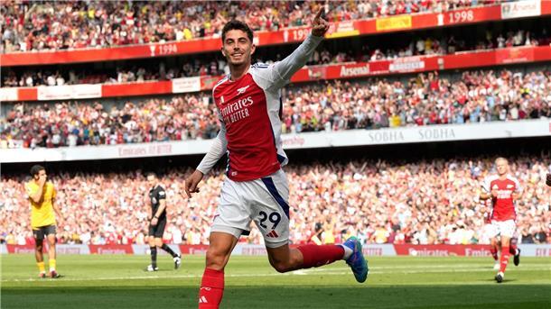 Kai Havertz hat für Arsenal zum 1:0 getroffen.