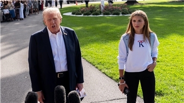 Golf: Trump-Enkelin gibt Debüt auf der LPGA Tour Kai Trump (l.) gibt ihr Debüt auf der LPGA Tour. (Archivbild)