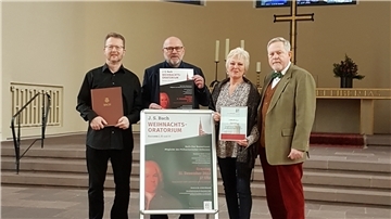 David Schollmeyer, Michael Sandelmann, Hedi Klebl-Mesterharm und Christoph Dahms
