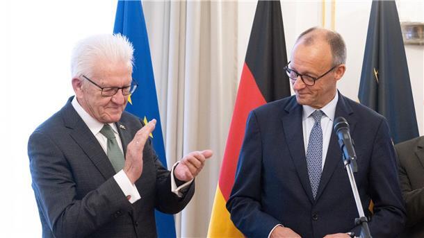 Wie Merz im Kanzleralltag selbst mit KI experimentiert Kanzler Merz absolviert einen Antrittsbesuch in Baden-Württemberg.