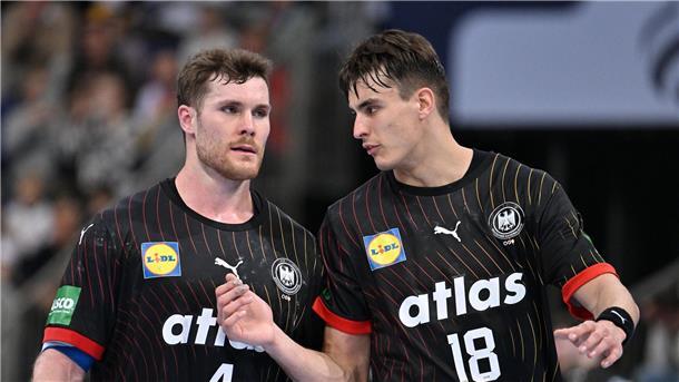 Wer darf zur EM? Handballer im Kader-Casting gegen Island Kapitän Johannes Golla (l.) und Julian Köster sind die Anführer im DHB-Team. (Archivbild)