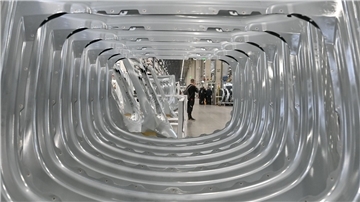 Karosserieteile aus Aluminium für das Elektrofahrzeug vom Typ Model Y.