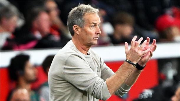 „Sehr froh“: Bayer schlägt Frankfurt bei Hjulmand-Debüt Kasper Hjulmand debütierte als Trainer von Bayer Leverkusen