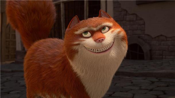 Kater Maurice in einer Szene des Films „Maurice der Kater“.