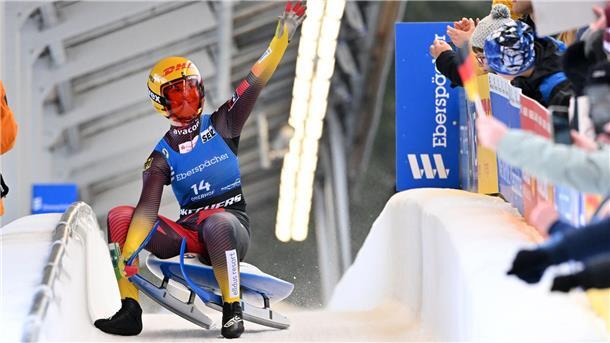 WM-Generalprobe: Oberhof-Erfolg für Rekord-Olympiasieger Kein Sieg, aber Julia Taubitz jubelt trotzdem.