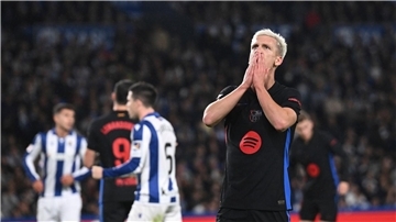 Kein Tor, kein Punkt für den FC Barcrelona in San Sebastián.