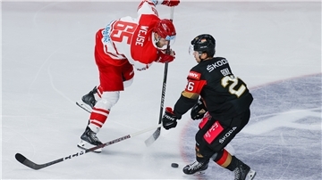 Eishockeyspieler in Aktion