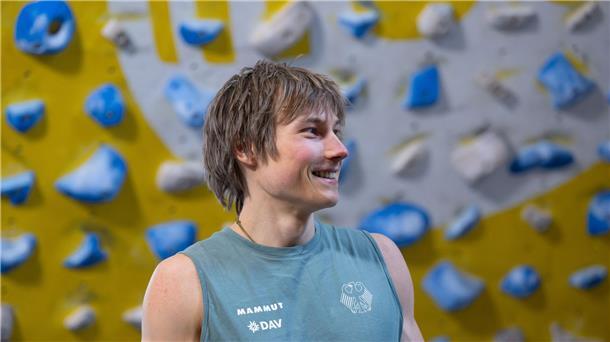 Deutscher Kletterstar Megos macht Magersucht öffentlich Kletterstar Alexander Megos bezeichnet sich inzwischen als 98 Prozent von der Magersucht geheilt. (Archivfoto)