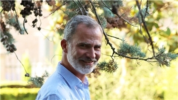 König Felipe VI. von Spanien im August 2022 auf Mallorca.