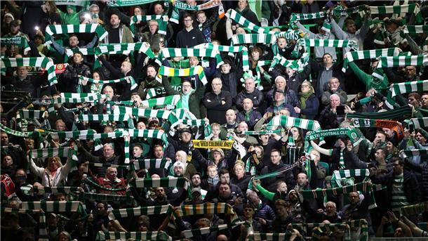 Können heute nicht ins Stadion: Die Fans von Celtic Glasgow.