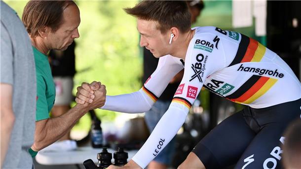 Tour de Suisse: Kämna mit Platz acht auf der Königsetappe Kommt immer besser in Schwung: Lennard Kämna.