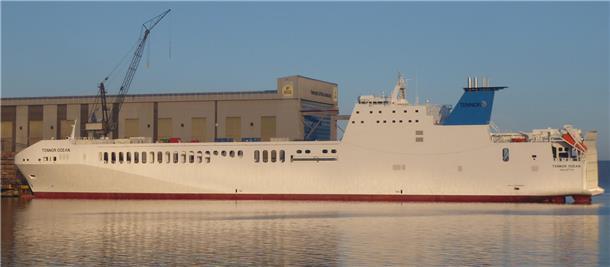 Kommt nach Bremerhaven: Neubau „Tennor Ocean“. In Auftrag gegeben wurde das Schiff von IVP Ship Invest.