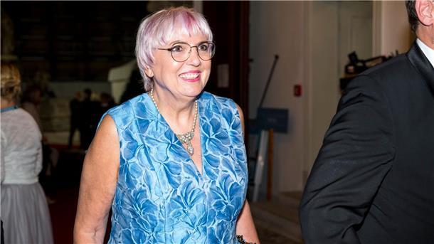 Neuer Bayreuther „Parsifal“ - Jubel für Einspringer Kulturstaatsministerin Claudia Roth kommt zum Staatsempfang von Ministerpräsident Söder und seiner Frau anlässlich der Eröffnung der Richard-Wagner-Festspiele.