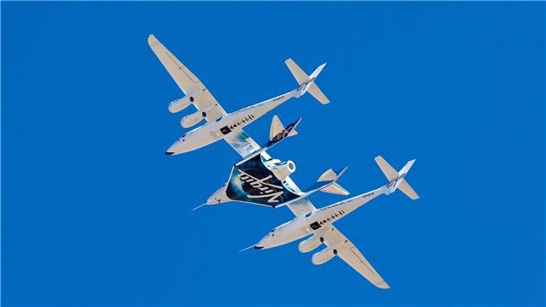 Kurztrip ins All? Das Unternehmen Virgin Galactic macht’s mit dem Raumflugzeug „VSS Unity“ möglich.