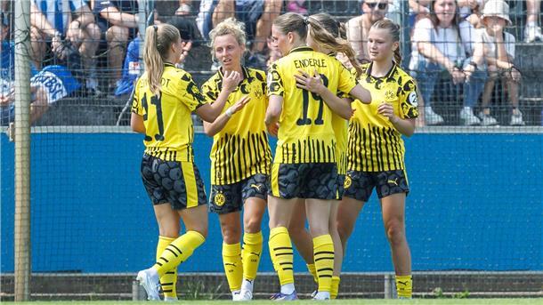 Von der Kreisliga zum Traumduell: BVB-Frauen gegen Bayern Langfristig will das Team in die 1. Bundesliga. (Archivbild)