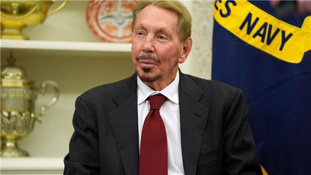 Oracle-Gründer Ellison rückt in Milliardär-Liste zu Musk auf Larry Ellison gründete in den 70er Jahren die Software-Firma Oracle mit. (Archivbild)