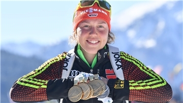 Laura Dahlmeier ist in den Bergen Pakistans tödlich verunglückt. (Archivbild)