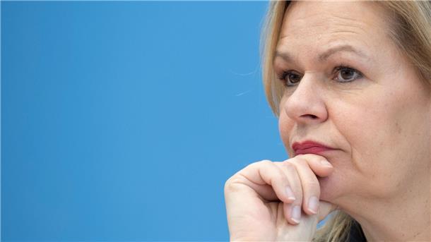Laut Nancy Faeser war Deutschland auch im vergangenen Jahr wieder Hauptzielland der irregulären Migration in Europa.