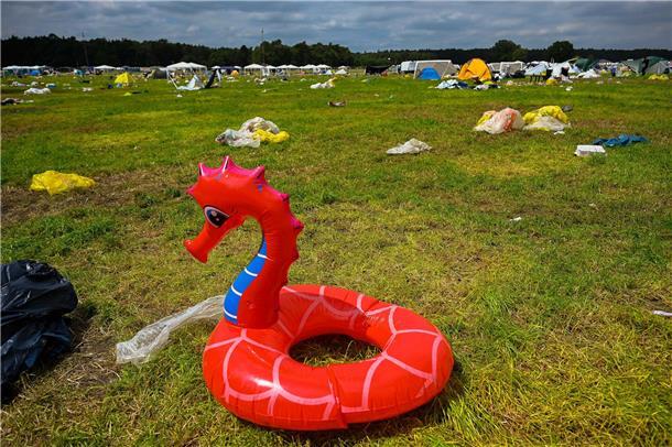 Leider gehört das auf vielen Festivals noch zum normalen Bild. Wenn die Besucher...