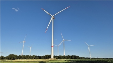 Windkraftanlagen.