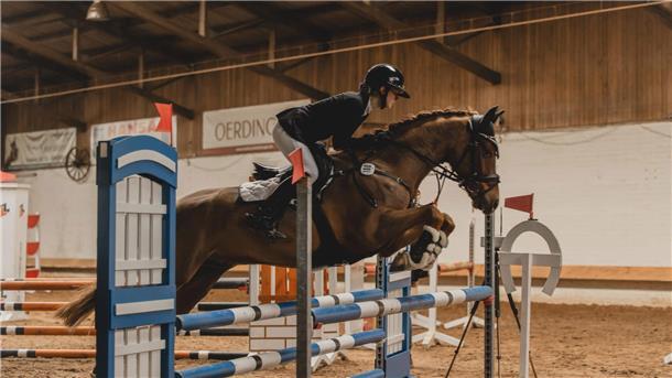 Lenja Reitmann mit Orlando - das Duo zählt zu den heimischen Paaren, die in Zeven an den Start gehen.