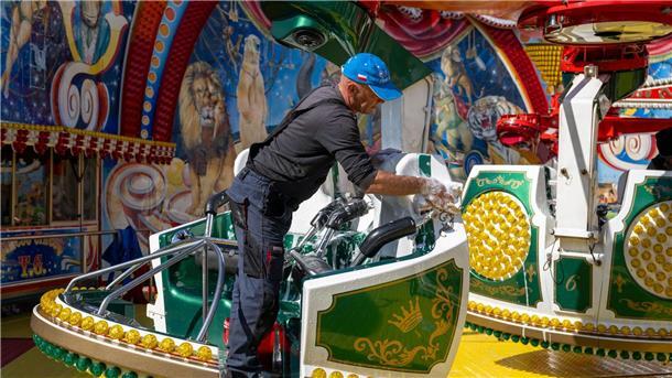 Wiesn-Countdown: Viel Bier, kein Joint - und mehr Sicherheit Letzte Vorbereitungen vor dem Start des Volksfestes.