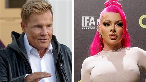 Bleibt Dieter friedlich? „DSDS“ geht in die heiße Phase Liegen im Clinch: Dieter Bohlen und Katja Krasavice.