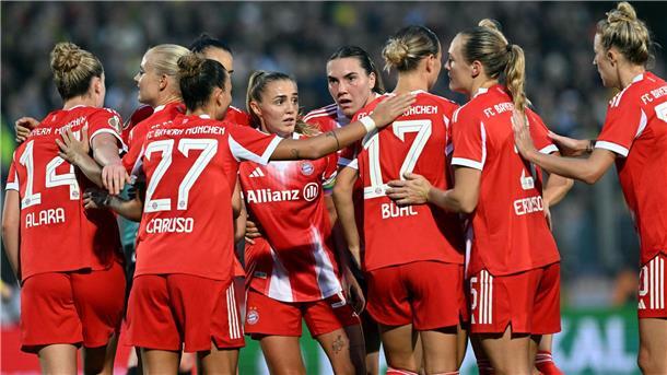 Ließen den BVB-Fußballerinnen keine Chance: die Spielerinnen des FC Bayern München