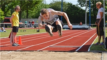 Linus Hennig, LAV Zeven, Weitsprung, Landesmeisterschaft in Braunschweig