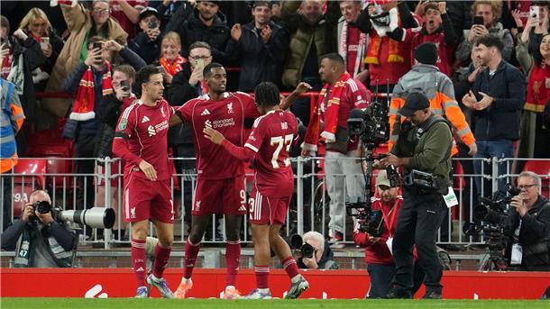 Liverpools Rekordneuzugang Alexander Isak erzielte die glückliche Führung für den FC Liverpool.