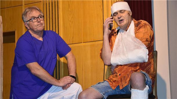 Das Foto zeigt eine Szene aus dem Theaterstück
