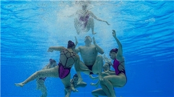 Männer im Synchronschwimmen sind bei Olympia zwar erlaubt, aber keiner ist in Paris am Start.