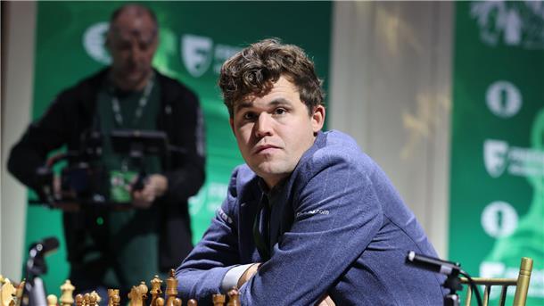 Magnus Carlsen bei der Schnellschach-WM in New York.