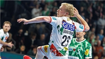 Magnus Saugstrup war mit sieben Treffern bester SCM-Schütze gegen die Löwen
