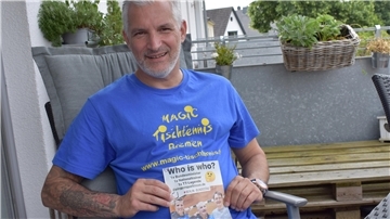 Maik Gühmann, Gesundheitsminister Karl Lauterbach, Tischtennis, Parkinsonkranke