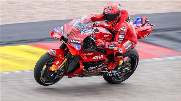 Márquez kämpft sich zurück: Sieg im Sachsenring-Sprint Marc Márquez ist im Sprint nicht zu schlagen.
