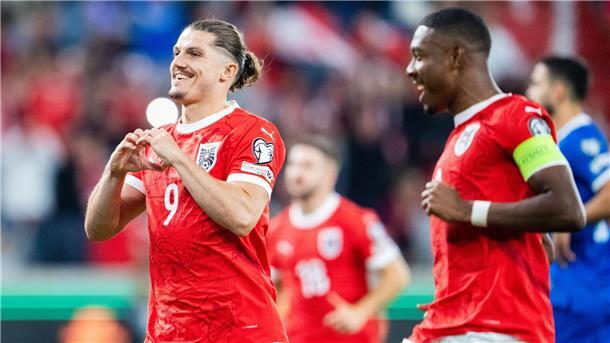 England zittert gegen Andorra: Tuchel-Team dennoch auf Kurs Marcel Sabitzer war per Elfmeter für Österreich erfolgreich.