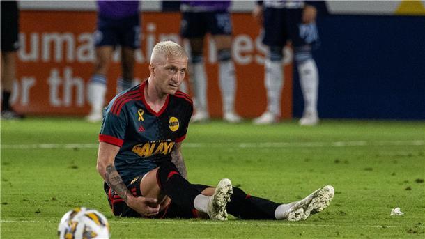 Reus beim 4:2 der LA Galaxy verletzt ausgewechselt Marco Reus konnte sein fünftes Spiel in der Major League Soccer nicht beenden.