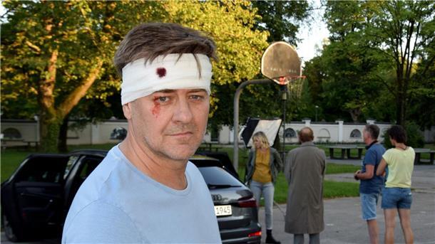 „München Mord“-Fall aus der Feder von Marcus Mittermeier Marcus Mittermeier als Kriminaloberkommissar Harald Neuhauser beim Dreh zum 20. Film der ZDF-Krimireihe „München Mord“.