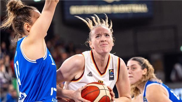 Marie Gülich (M) und die DBB-Frauen starten in die Olympia-Vorbereitung.