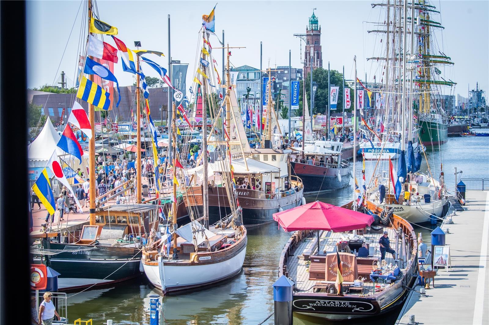 Maritime Tage in Bremerhaven 2021: Auf dem Festgelände war ordentlich was los.