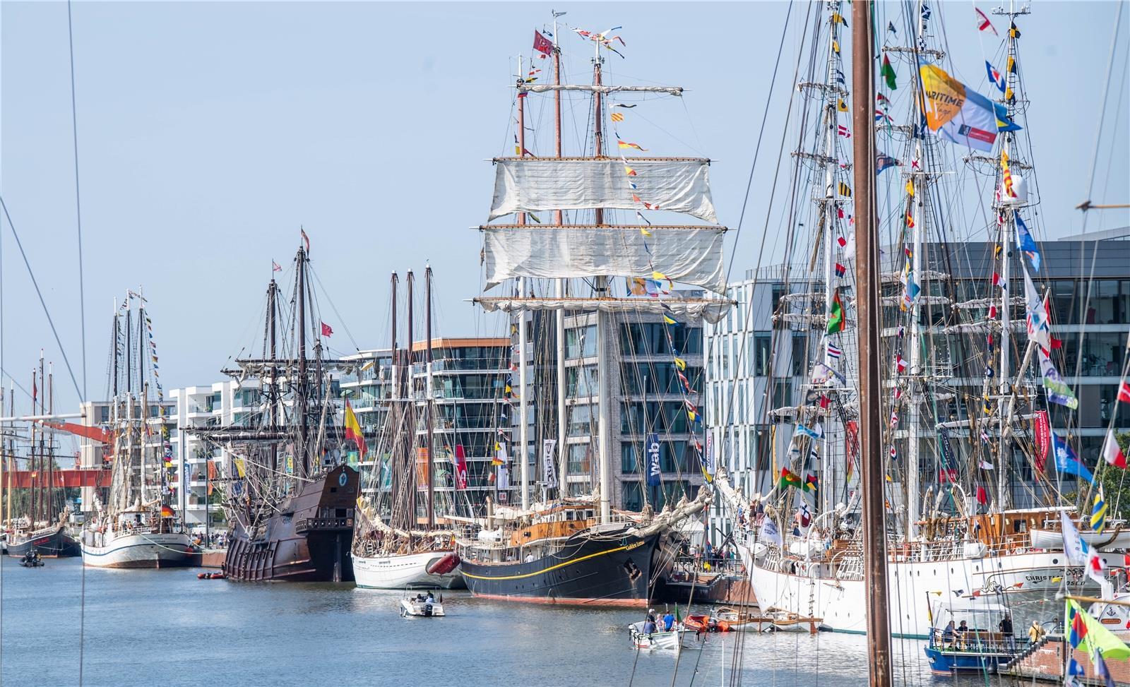 Maritime Tage in Bremerhaven 2021: Auf dem Festgelände war ordentlich was los.