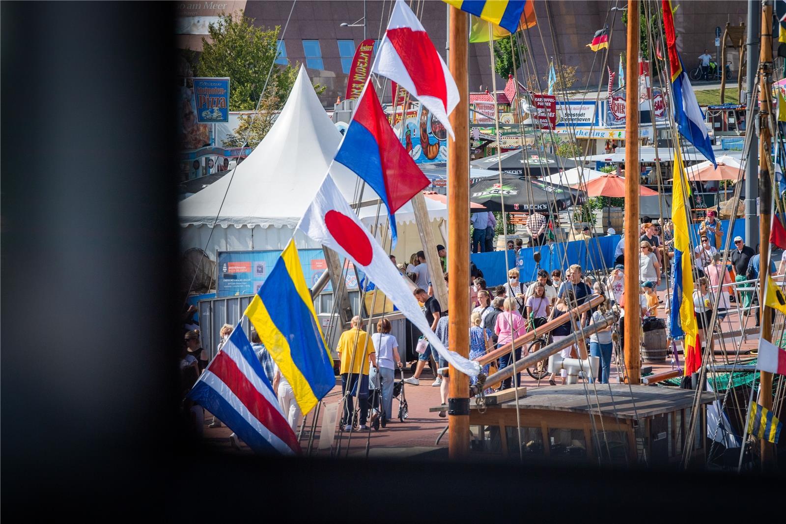 Maritime Tage in Bremerhaven 2021: Auf dem Festgelände war ordentlich was los.