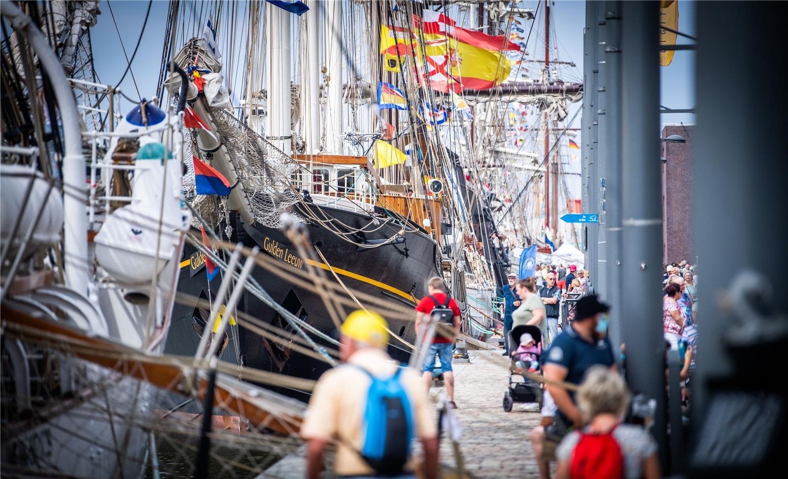 Maritime Tage in Bremerhaven 2021: Auf dem Festgelände war ordentlich was los.