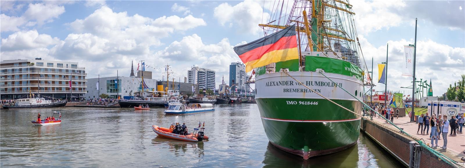 Maritime Tage in Bremerhaven 2021: Auf dem Festgelände war ordentlich was los.