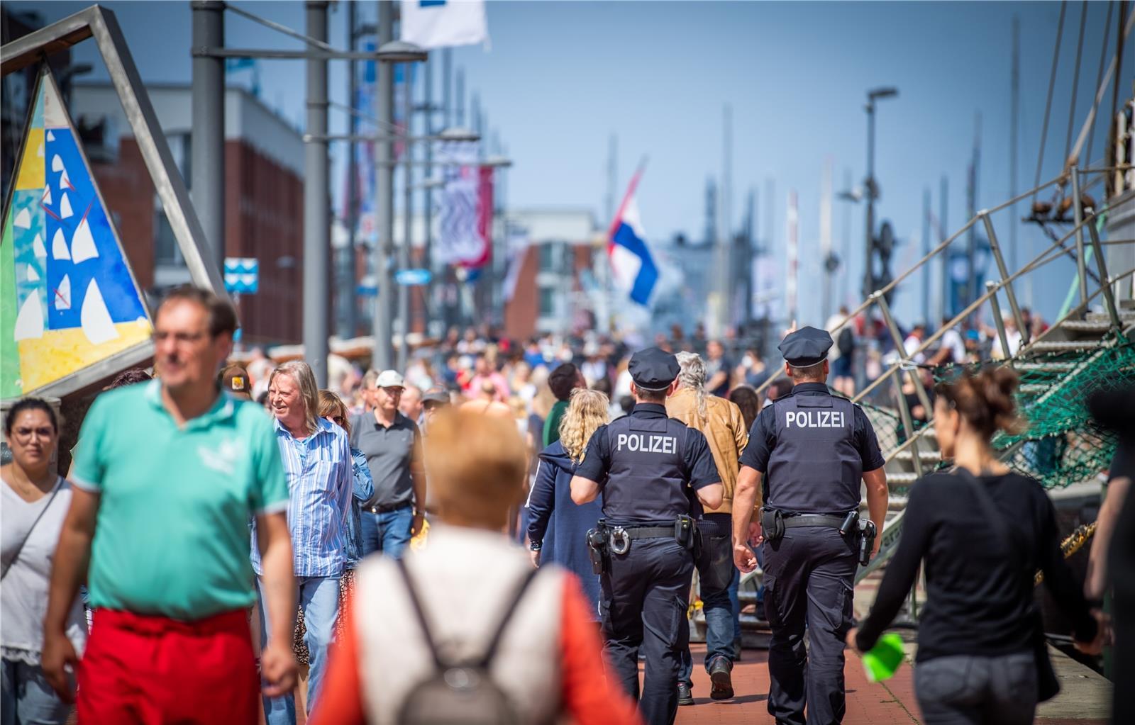 Maritime Tage in Bremerhaven 2021: Auf dem Festgelände war ordentlich was los.